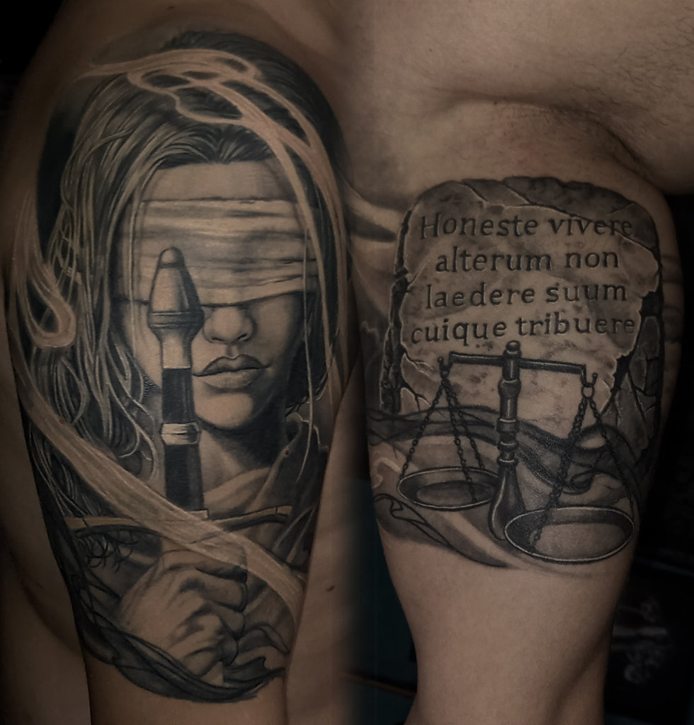 Portré Istennő tetoválás godess tattoo